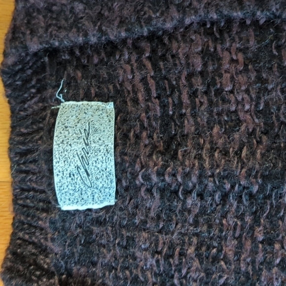 Handmade Men's V-Neck Cardigan Sweater Heather Purple Size XXL - Picture 3 of 5